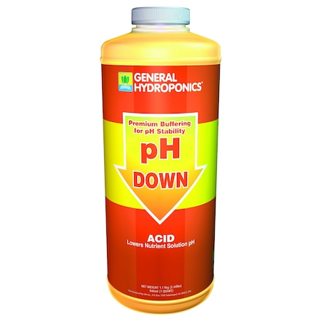 General Hydroponics General Hydroponics pH Down Liquid pH Control 1 qt HGC722120